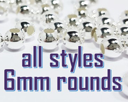beads : round : 6mm (all) (595)