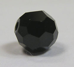  swarovski 5000 4mm jet round bead 