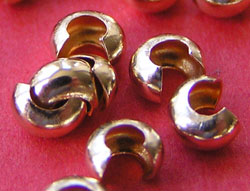  gold filled (14/20) 2.5mm crimp cover (pp50) 