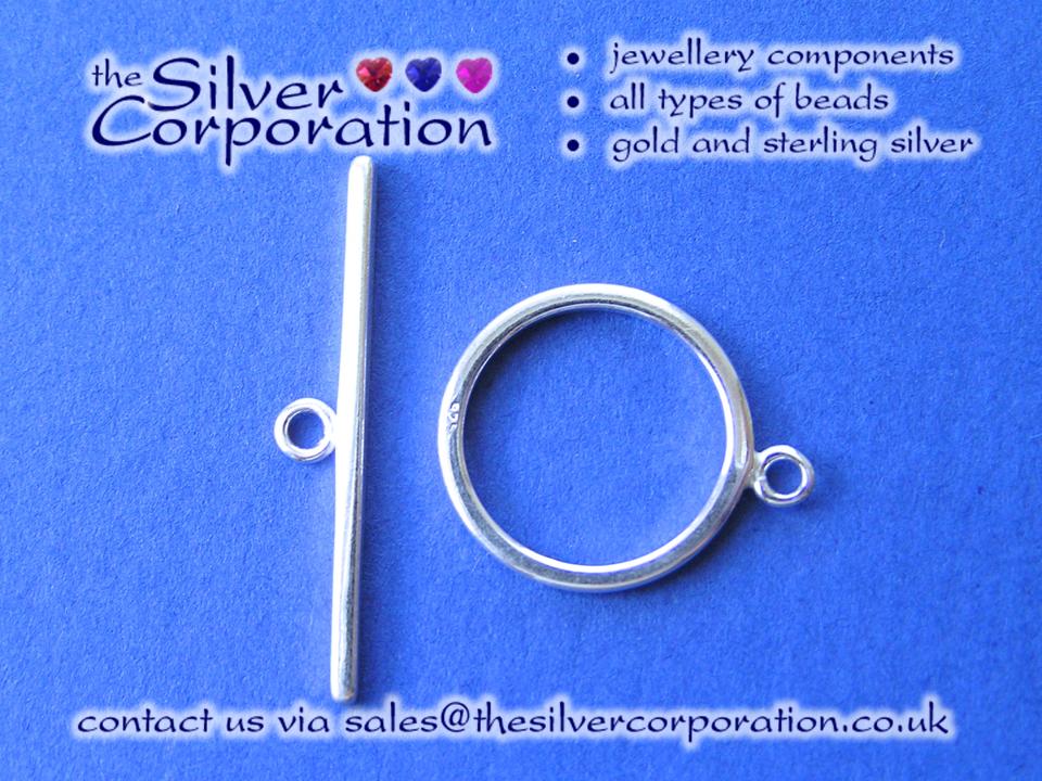 Sterling Silver Clasps - Spring Ring 9mm Clasp x1 - UK Supplier of