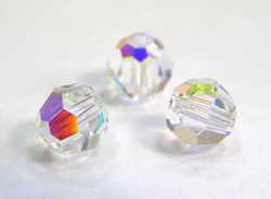 swarovski 5000 5mm crystal ab round bead 
