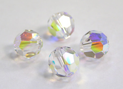  swarovski 5000 8mm crystal ab round bead 