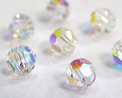  swarovski 5000 4mm crystal ab round bead 