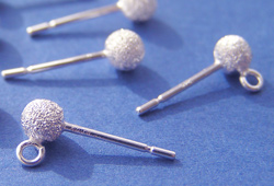  pairs sterling silver full ball laser cut studs, with stamped 925 15mm post, 4mm diameter balls  & butterflies also stamped 925 