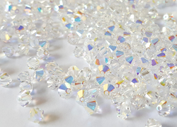  swarovski 5328 4mm crystal ab bicone bead 