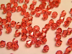 swarovski 5328 4mm padparadscha bicone bead 