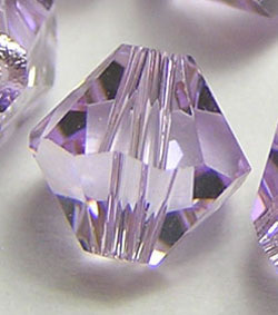  swarovski 5328 8mm violet bicone bead 