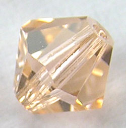  swarovski 5328 8mm light peach bicone bead 