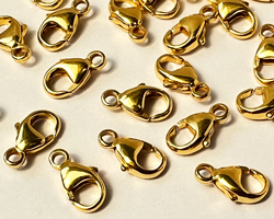  <28.1g/100> vermeil stamped 925 9.5m x 5mm round lobster clasp, 1 micron plating for increased durability [vermeil is gold plated sterling silver] 