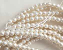  swarovski 5810 cream 6mm pearl bead (100ps) 