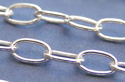  sterling silver 5.5mm x 3.4mm oval chain, links are 0.55mm diameter, 8 grams per meter, useful multipurpose great quality strong chain *sold per cm - 5 units is 5cm, 100 units is 100cm=1 meter* 