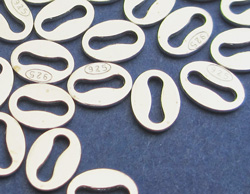  <7.75g/100> sterling silver heavyweight 5.8mm stamped 925 bracelet/pendant quality link 