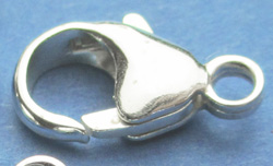  <134g/100> sterling silver stamped 925 16mm x 9.2mm round lobster clasp 