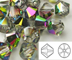  swarovski 5328 crystal vitrail medium 6mm bicone bead 