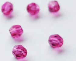  swarovski 5000 3mm fuchsia round bead 