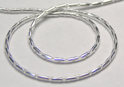  sterling silver 0.75mm cardano beading / stringing chain *sold per cm - 5 units is 5cm, 100 units is 100cm=1 meter* 