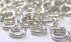  <13.65g/100> sterling silver 5.3mm diameter, 17 gauge (approx 1.15mm) open jump ring 