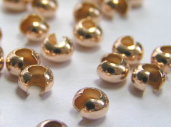  ROSE GOLD FILLED (14/20) 4mm crimp cover 