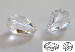  swarovski 5500 9mm x 6mm crystal drop bead 