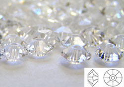  swarovski 5305 5mm crystal bicone spacer bead 