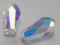  swarovski 6530 12mm x 6mm crystal ab top-drilled drop 