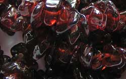  string of garnet chip beads - total length 84cm (34 inch) 