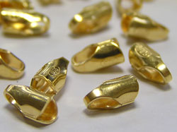  vermeil, stamped 925, 6mm long x 3mm external dimension, with 2.5mm internal diameter glue-on cord ends, 1 micron plating for increased durability [vermeil is gold plated sterling silver] 