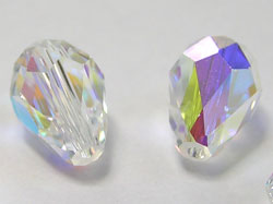  swarovski 5500 9mm x 6mm crystal AB drop bead 