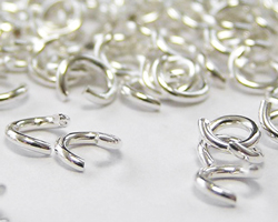  <4.4g/100> sterling silver 3.4mm diameter 0.7mm thick, open jump ring 