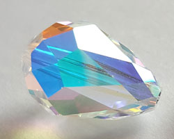  swarovski 5500 12mm x 8mm crystal AB drop bead 