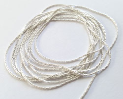  sterling silver 0.5mm cardano beading / stringing chain *sold per cm - 5 units is 5cm, 100 units is 100cm=1 meter* 