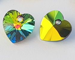  swarovski 6228 10mm vitrail medium heart pendant 
