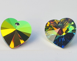  swarovski 6228 18mm vitrail medium heart pendant 