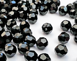  swarovski 5000 5mm jet round bead 