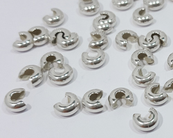  <17.9g/100> sterling silver, heavy weight, very sturdy indeed, 4.25mm crimp cover 