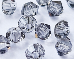  swarovski 5328 3mm black diamond bicone bead 