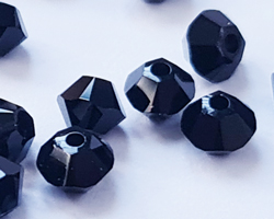 swarovski 5328 3mm jet bicone bead 