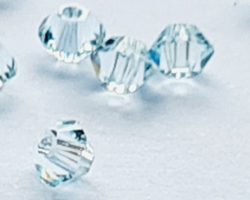  swarovski 5328 3mm light azure bicone bead 