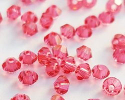  swarovski 5328 3mm padparadscha bicone bead 