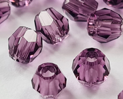  swarovski 5000 3mm amethyst round bead 