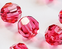  swarovski 5000 4mm indian pink round bead 