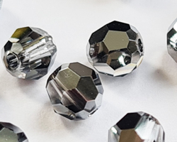  swarovski 5000 4mm crystal light chrome round bead 