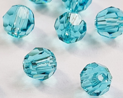  swarovski 5000 4mm light turquoise round bead 