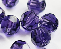  swarovski 5000 4mm purple velvet round bead 