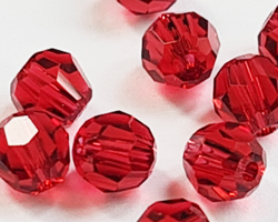  swarovski 5000 4mm scarlet round bead 