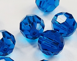  swarovski 5000 5mm capri blue round bead 