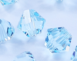  swarovski 5328 4mm light azure bicone bead 