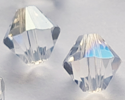  swarovski 5328 crystal moonlight 6mm bicone bead 