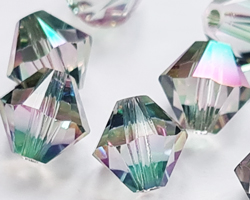  swarovski 5328 crystal paradise shine 6mm bicone bead 