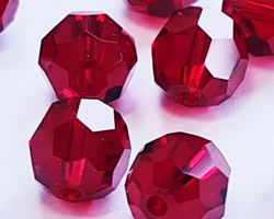  swarovski 5000 6mm scarlet round bead 